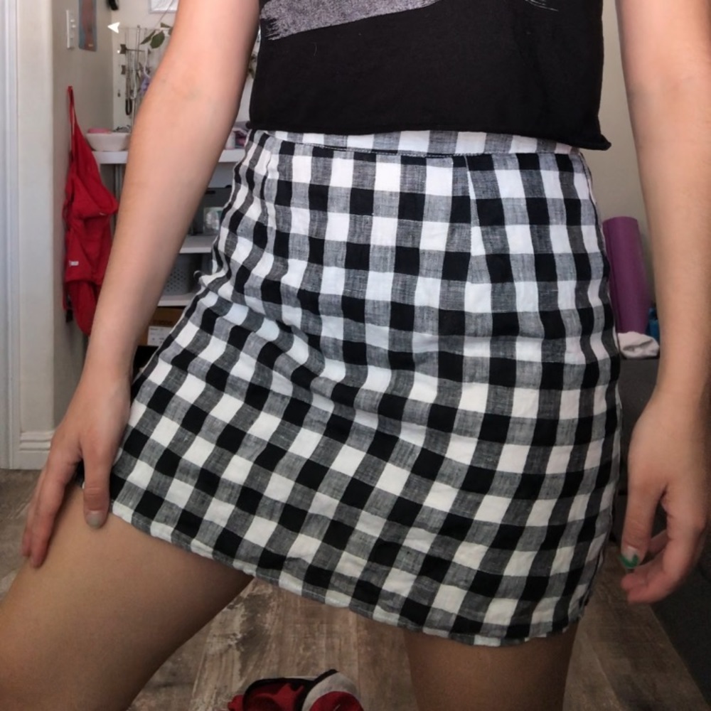 Gingham Skirt